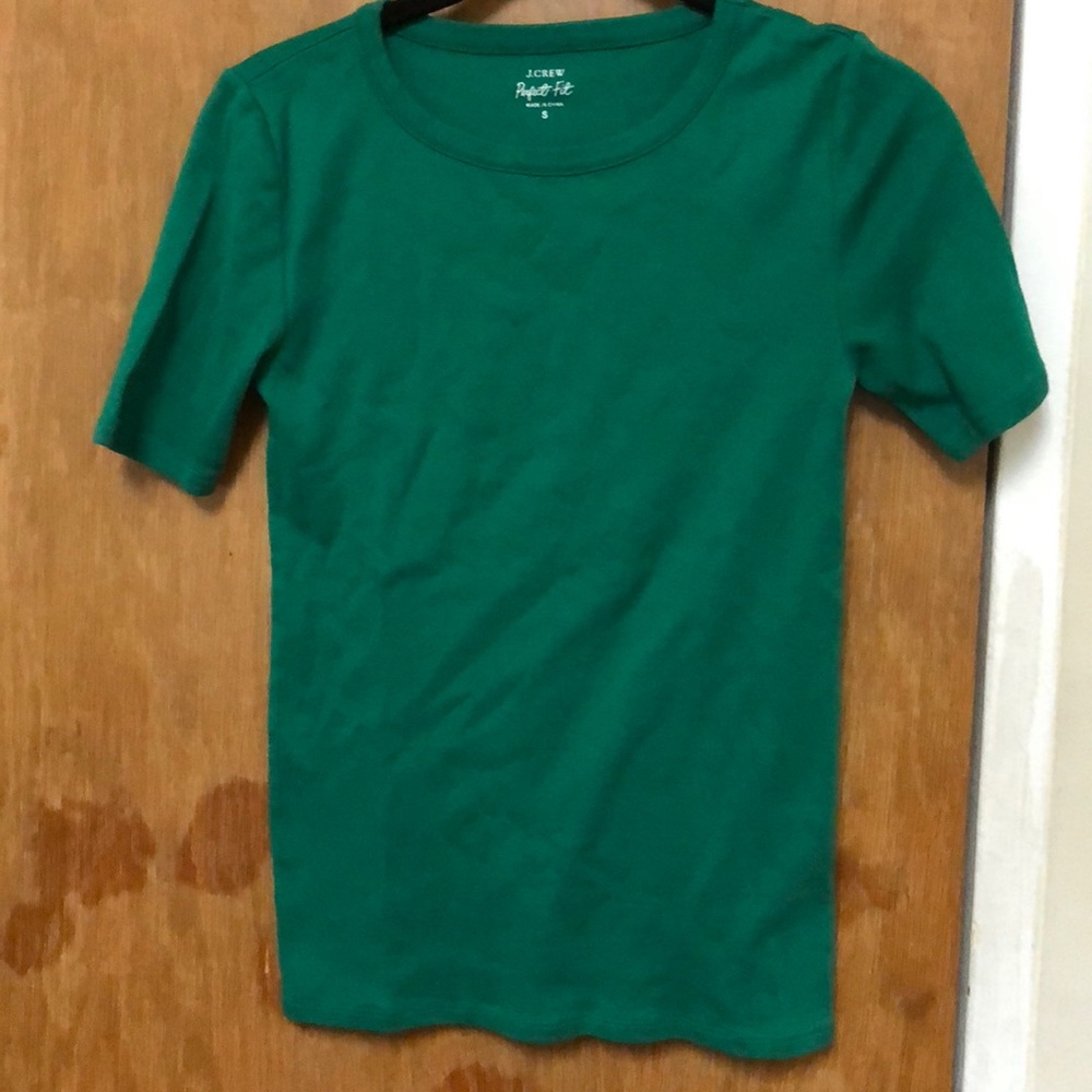 J. Crew Green short sleeve top